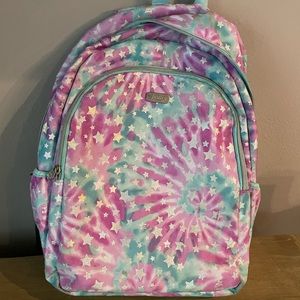 Justice tie-dye backpack